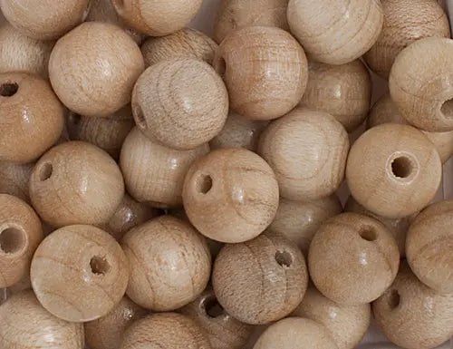 Euro Wood Beads Round 10mm 