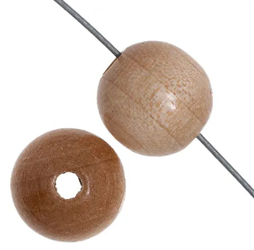 Euro Wood Beads Round 10mm 