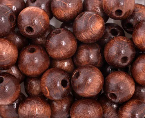 Euro Wood Beads Round 10mm 