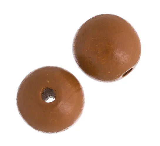 Euro Wood Beads Round 10mm 