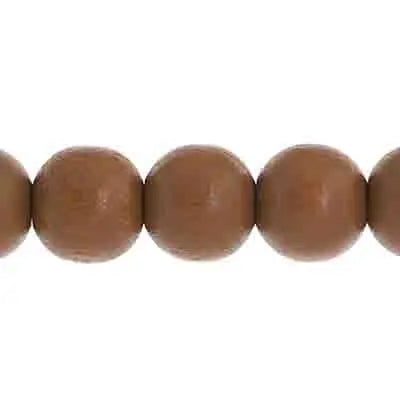 Euro Wood Beads Round 10mm - Cosplay Supplies Inc