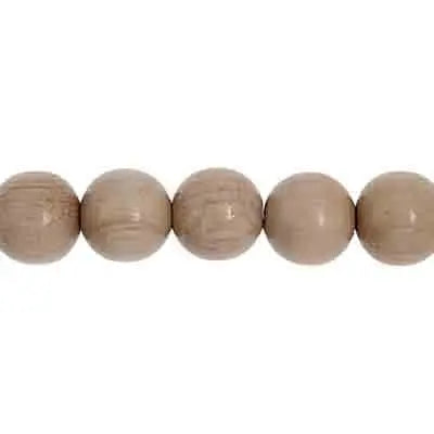 Euro Wood Beads Round 12mm - Cosplay Supplies Inc