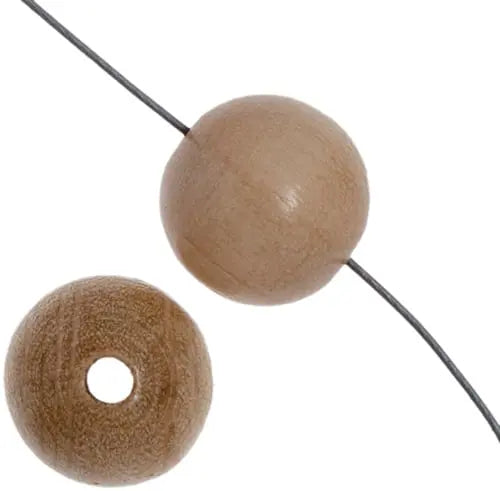 Euro Wood Beads Round 12mm 