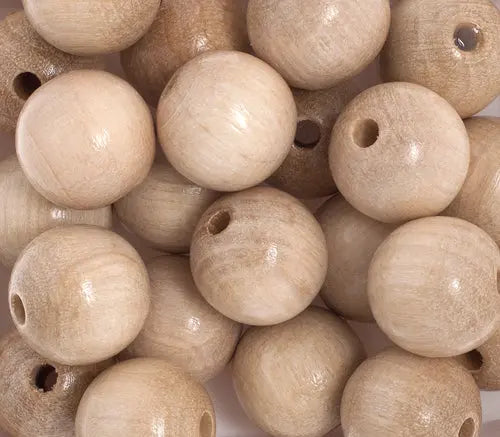 Euro Wood Beads Round 12mm 