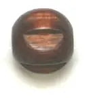 Euro Wood Beads Round Ridged 8mm
