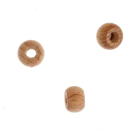 Euro Wood Crowbeads 9x6mm 