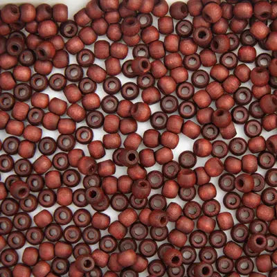 Euro Wood Crowbeads 6x4.5mm  2.7mm Hole