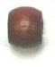 Euro Wood Crowbeads 6x4.5mm  2.7mm Hole