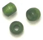 Euro Wood Crowbeads 6x4.5mm  2.7mm Hole