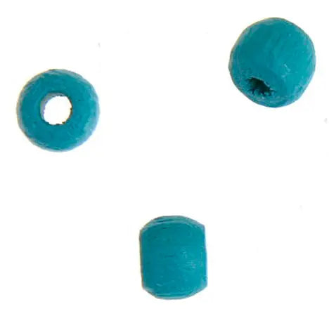Euro Wood Crowbeads 6x4.5mm  2.7mm Hole