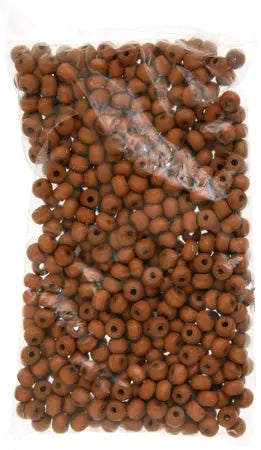 Euro Wood Crowbeads 6x4.5mm  2.7mm Hole