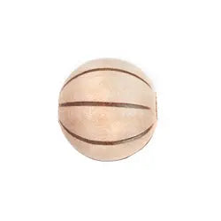 Wood Bead Melon 15mm 8" Strand (13pcs) - Cosplay Supplies Inc
