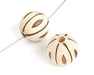 Wood Bead Melon 20mm 8" Strand (10pcs) 