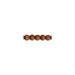 Euro Wood Beads Round Ridged 6mm Dark Brown - Cosplay Supplies Inc