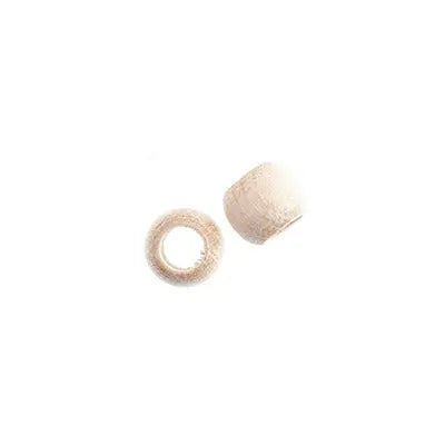 Euro Wood Beads - Round Large Hole 8x6.5mm - Cosplay Supplies Inc