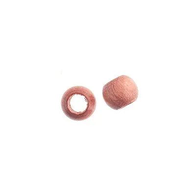 Euro Wood Beads - Round Large Hole 8x6.5mm - Cosplay Supplies Inc