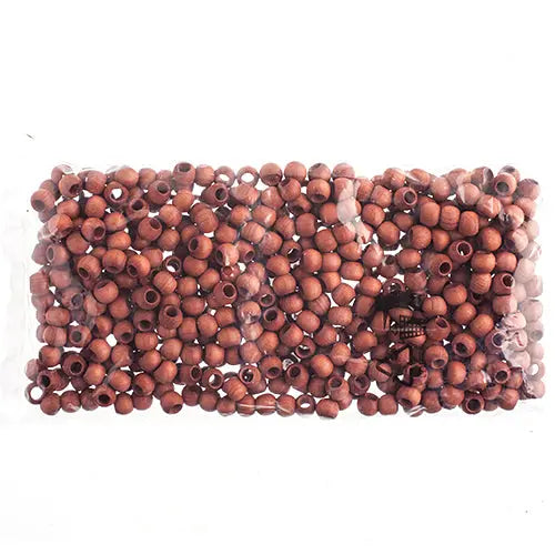 Euro Wood Beads - Round Large Hole 8x6.5mm 