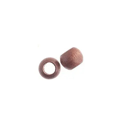Euro Wood Beads - Round Large Hole 8x6.5mm - Cosplay Supplies Inc