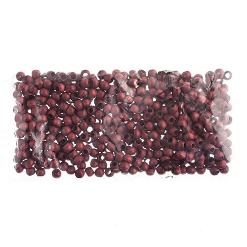 Euro Wood Beads - Round Large Hole 8x6.5mm 