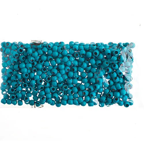 Euro Wood Beads - Round Large Hole 8x6.5mm 