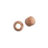 Euro Wood Beads - Round Large Hole 8x6.5mm 