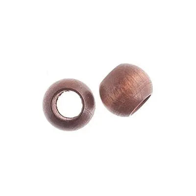 Euro Wood Beads - Round Large Hole 12x9.8mm - Cosplay Supplies Inc