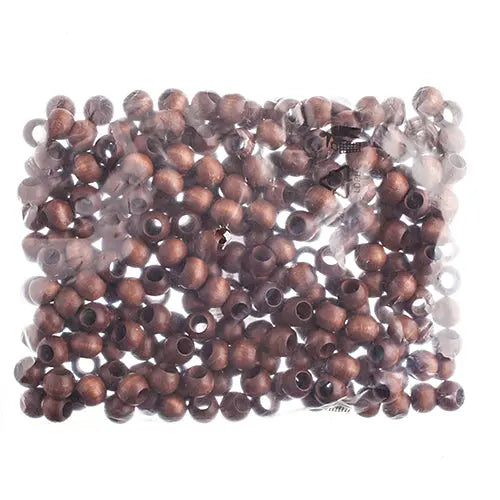 Euro Wood Beads - Round Large Hole 12x9.8mm 
