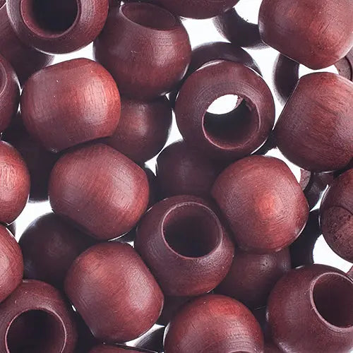 Euro Wood Beads - Round Large Hole 12x9.8mm 