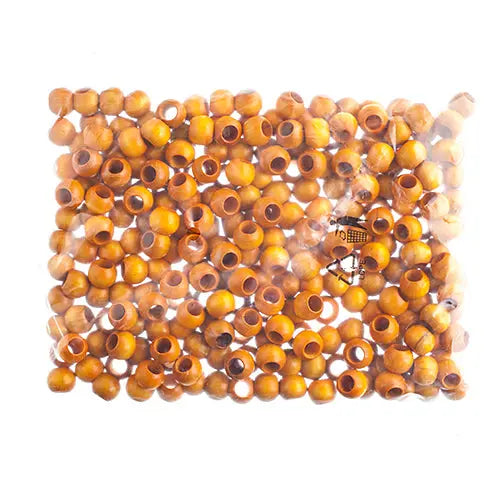 Euro Wood Beads - Round Large Hole 12x9.8mm 