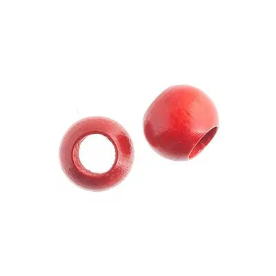 Euro Wood Beads - Round Large Hole 12x9.8mm - Cosplay Supplies Inc