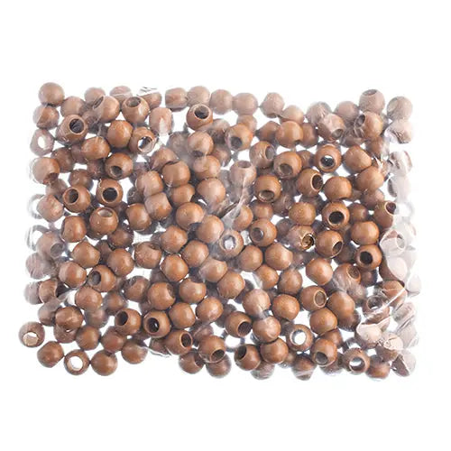 Euro Wood Beads - Round Large Hole 12x9.8mm 