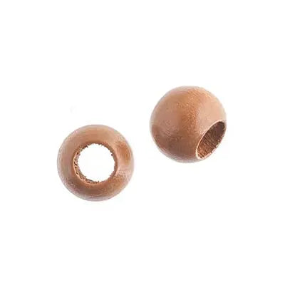 Euro Wood Beads - Round Large Hole 12x9.8mm - Cosplay Supplies Inc