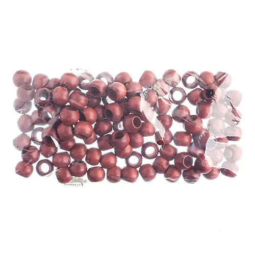 Euro Wood Beads - Round Large Hole 14x11mm 