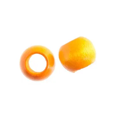 Euro Wood Beads - Round Large Hole 14x11mm - Cosplay Supplies Inc