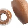 Euro Wood Beads - Oval Large Hole 22x33mm 