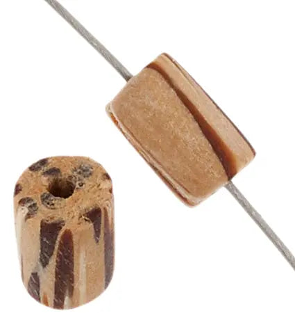 Cocowood Bead Pukalet Light Strung 16in 4x8mm