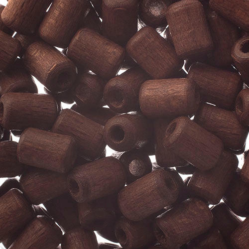 Euro Wood Beads Cylinder 6x9mm