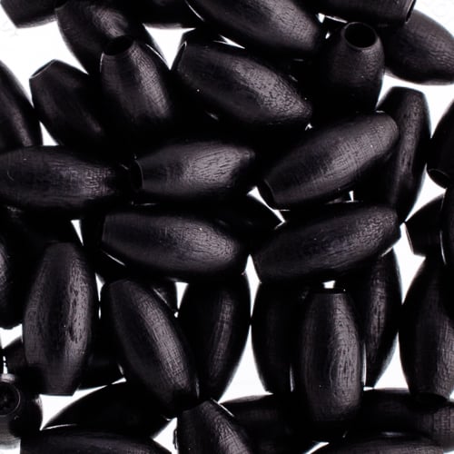 Euro Wood Beads Oval 7x14mm - 50pcs