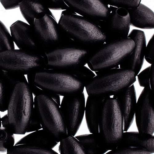 Euro Wood Beads Oval 7x14mm 