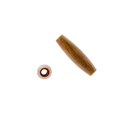 Euro Wood Beads Oval 4.5x16mm