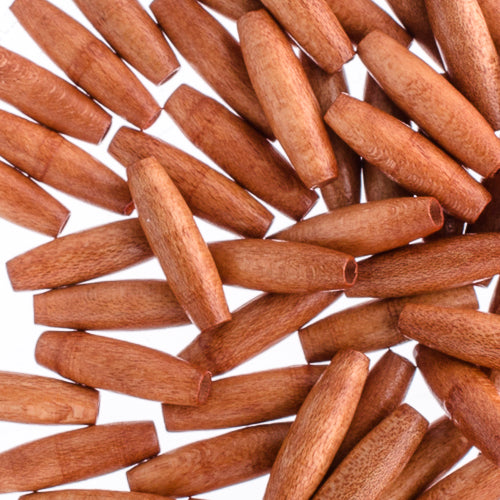 Euro Wood Beads Oval 4.5x16mm