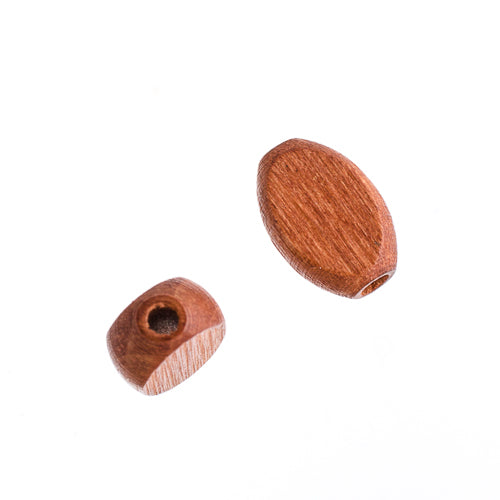 Euro Wood Beads Flat Oval 8x12mm 