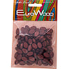 Euro Wood Beads Flat Oval 8x12mm 