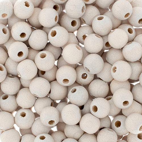 Euro Wood Beads Round 6mm 
