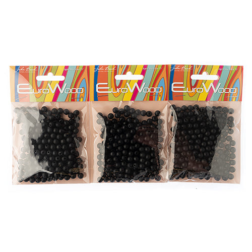 Euro Wood Beads Round 6mm 