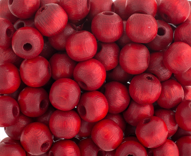 Euro Wood Beads Round 6mm 