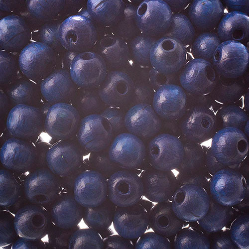 Euro Wood Beads Round 6mm 