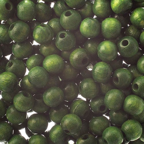 Euro Wood Beads Round 6mm 