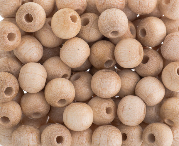 Euro Wood Beads Round 6mm 200pcs