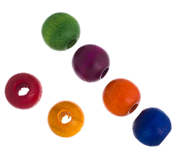 Euro Wood Beads Round 6mm 